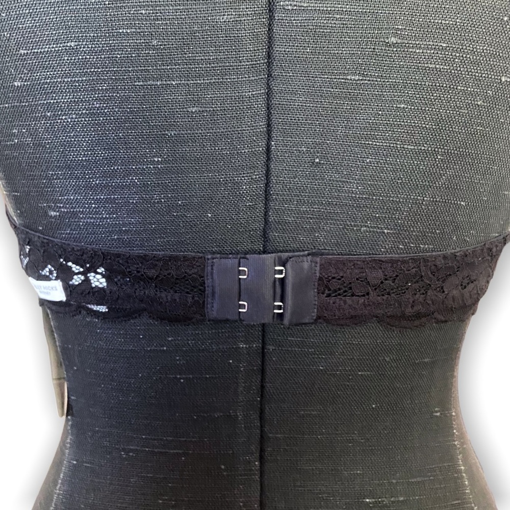 Gilly Hicks Bralette Halter Lace Floral Black Size Medium - Picture 6 of 10